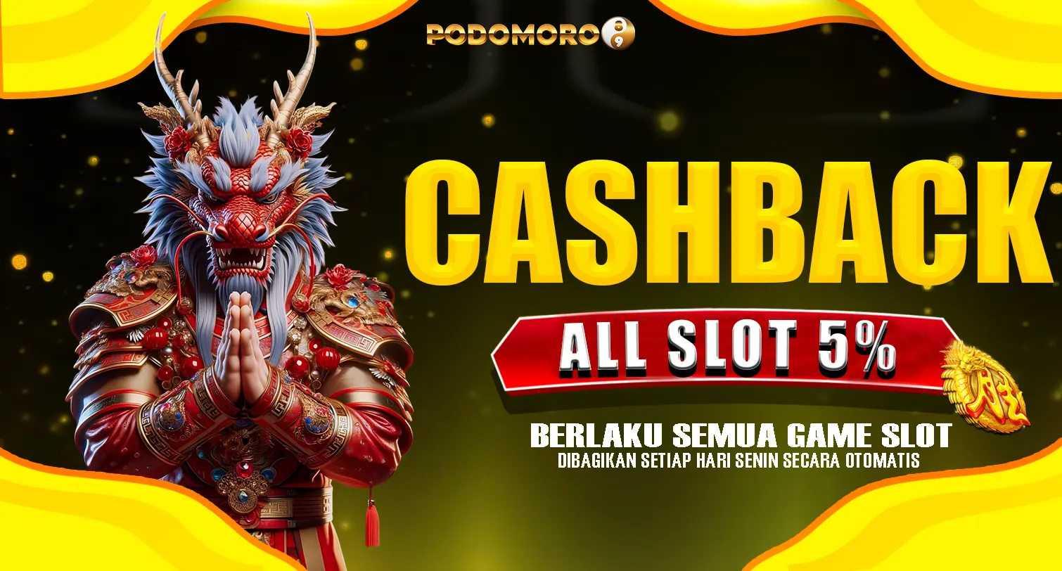 BONUS CASHBACK SLOT 5%